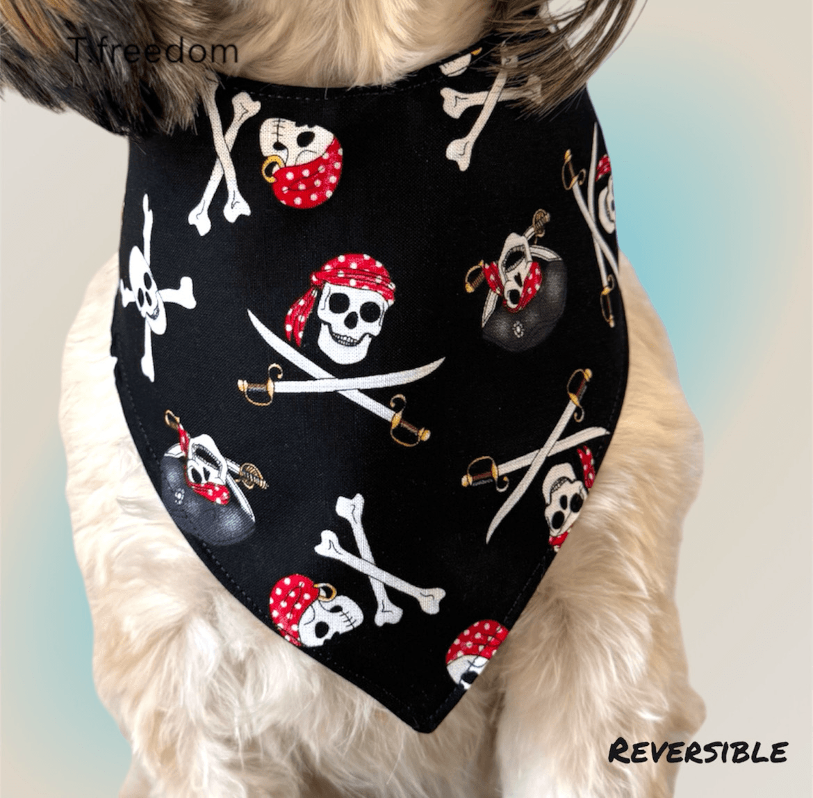 Pirate Pup bandana gallery image
