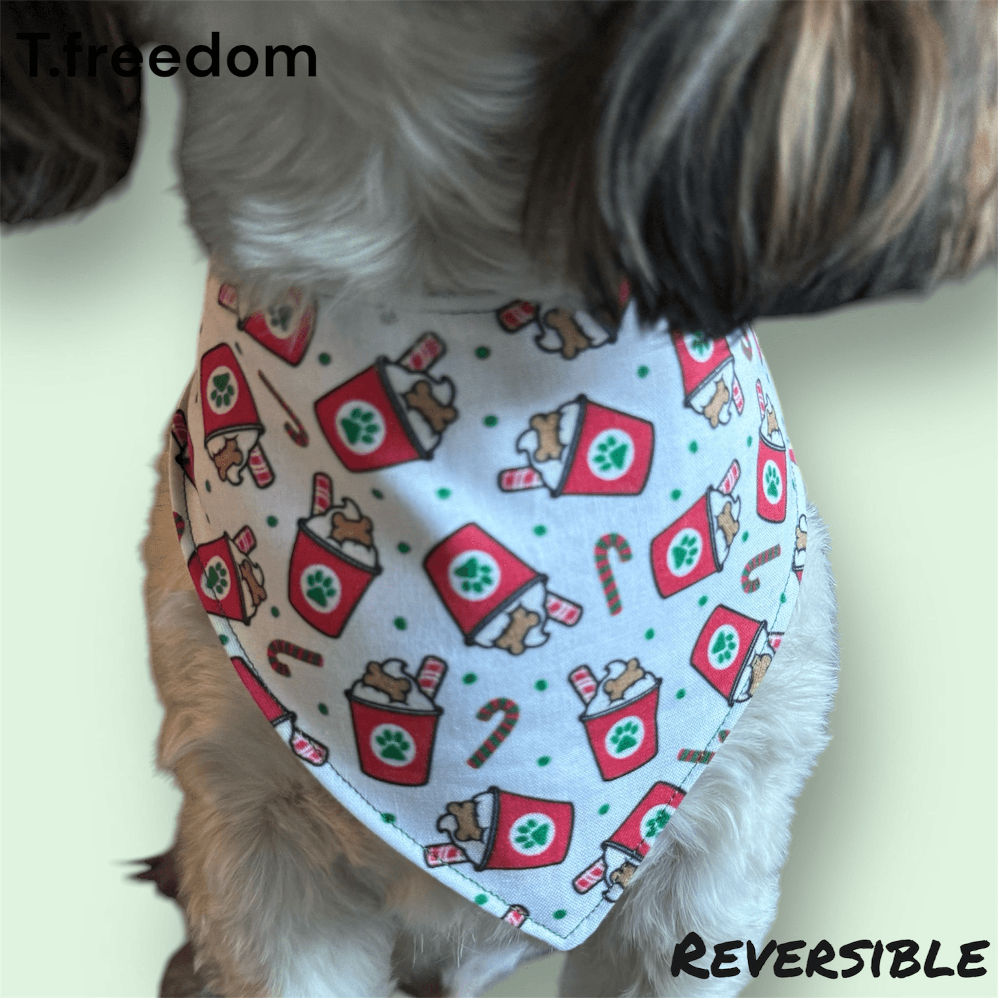 Xmas Pupuccino Bandana gallery image
