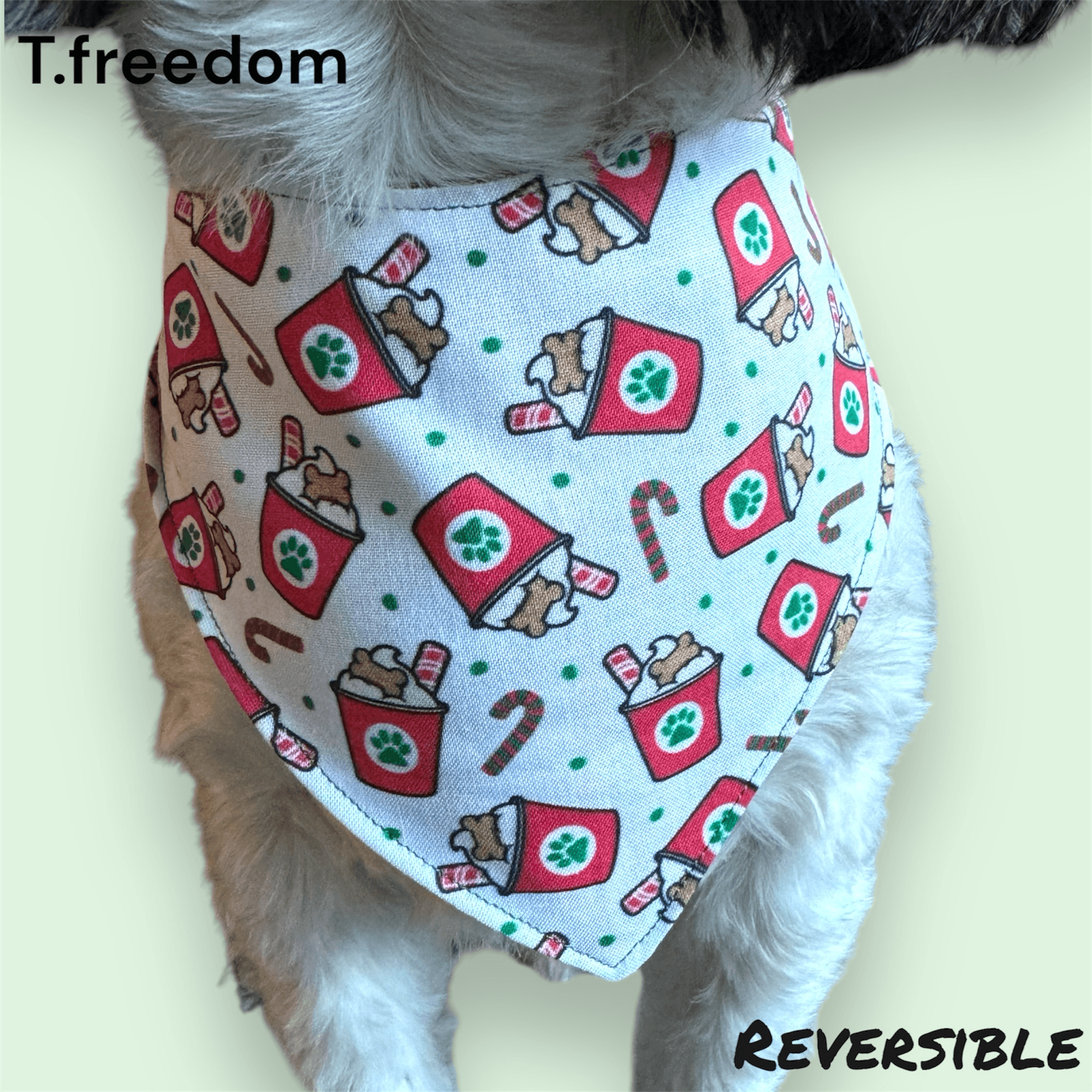 Xmas Pupuccino Bandana gallery image