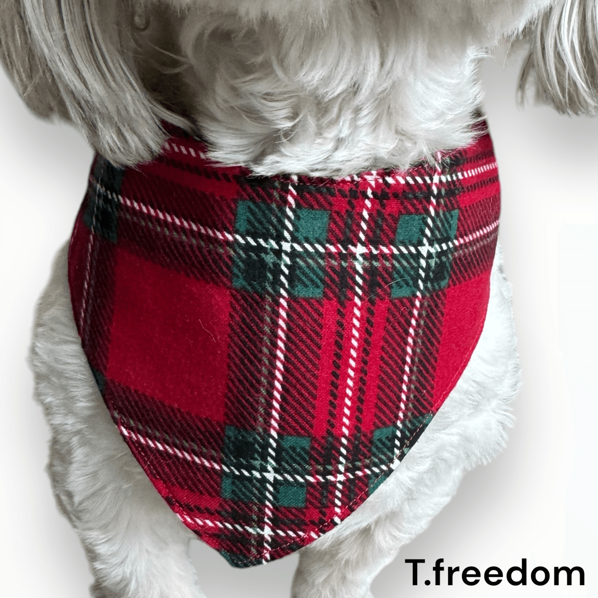 Happy PAWLIDAYS Dog Bandana gallery image