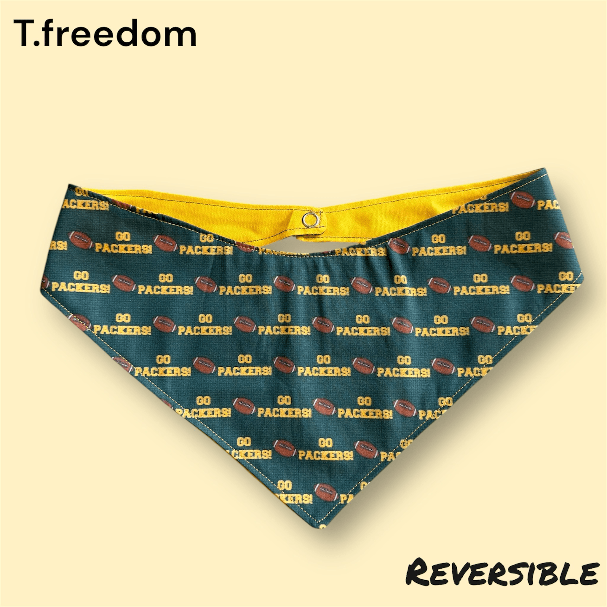 Paws For The Packers Dog Bandana gallery image