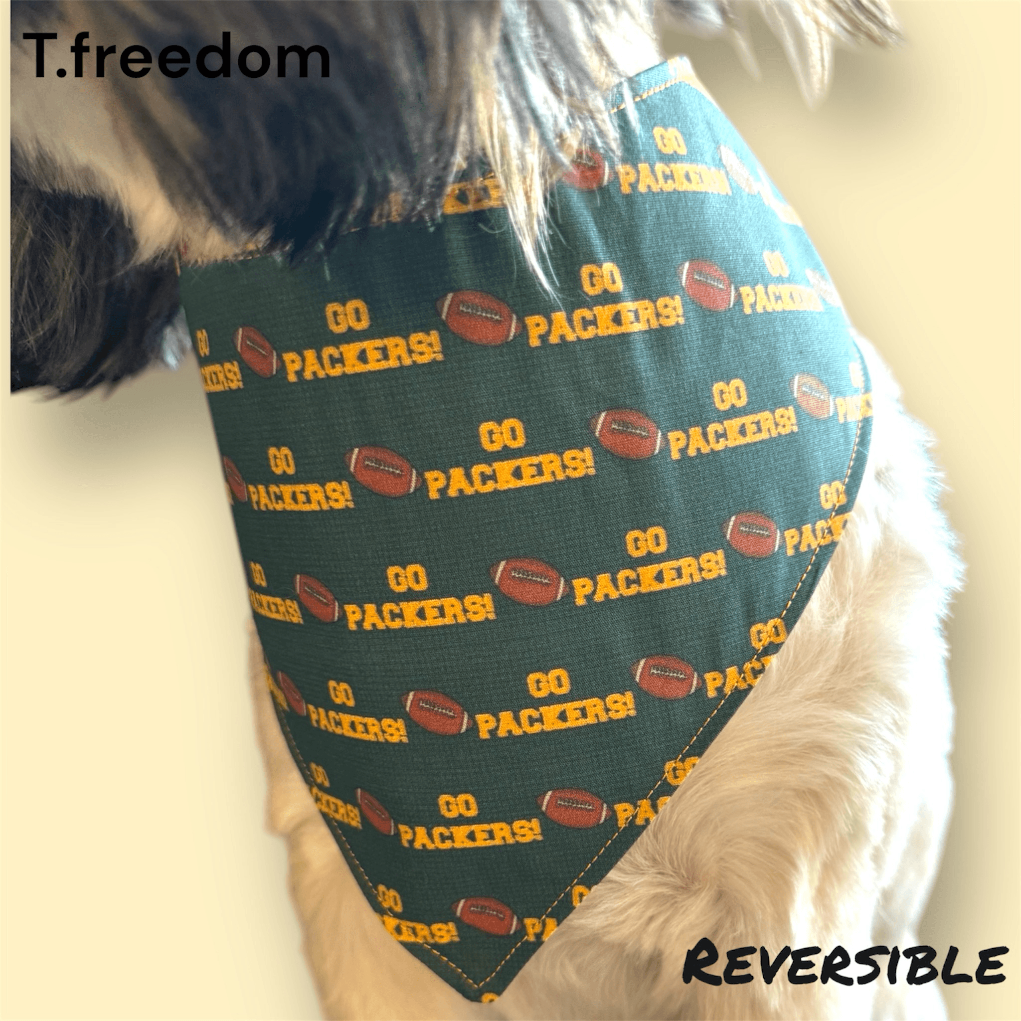 Paws For The Packers Dog Bandana gallery image