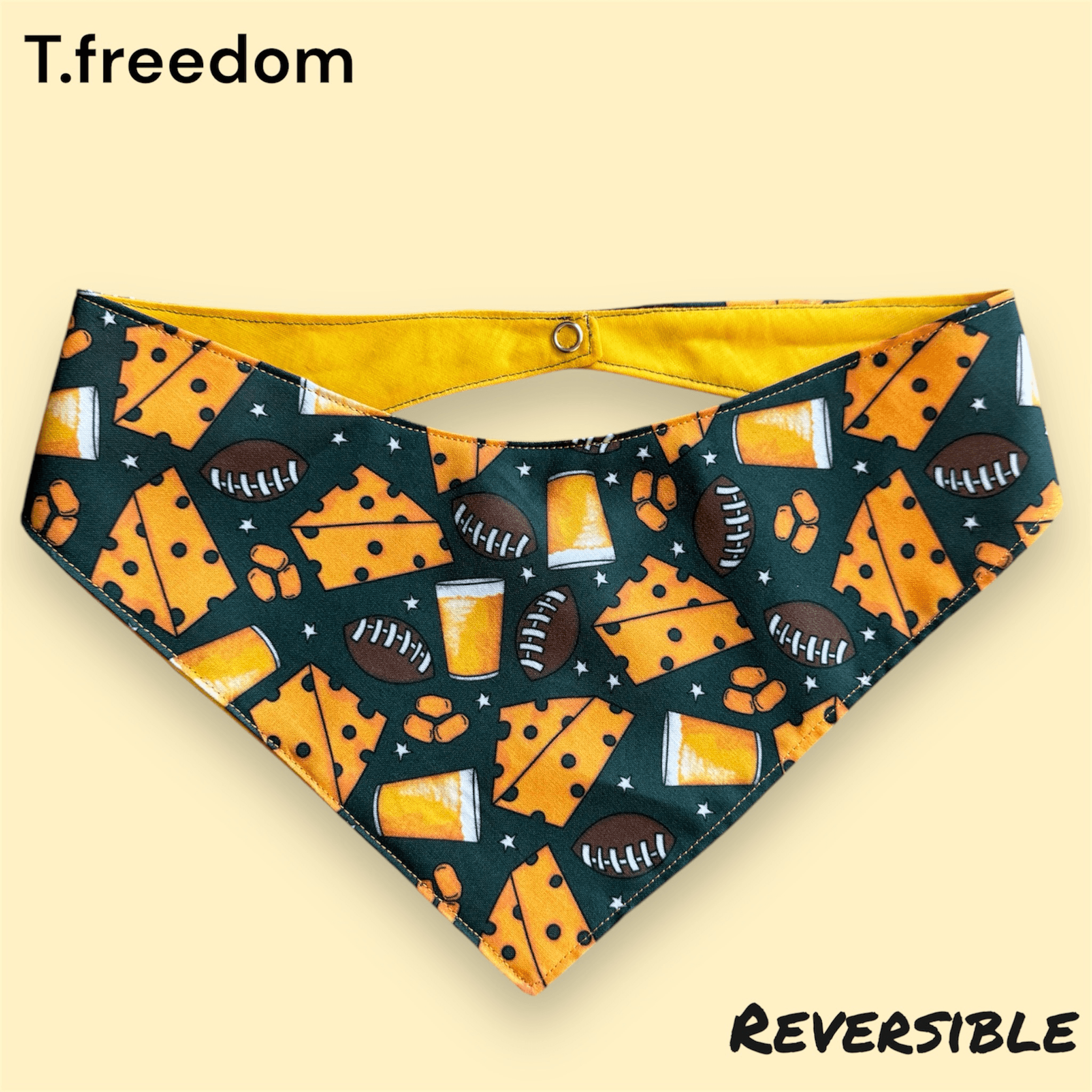 “Tailgate Tails” Packers Dog Bandana gallery image