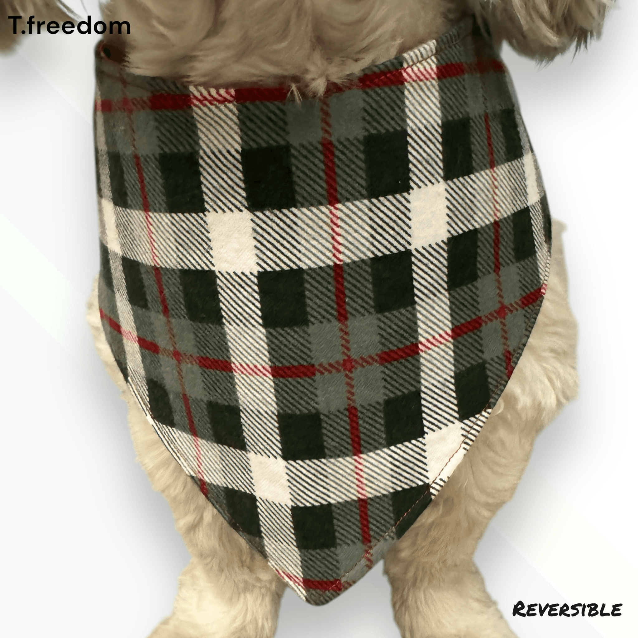 Santa Paws Checklist Dog Bandana gallery image