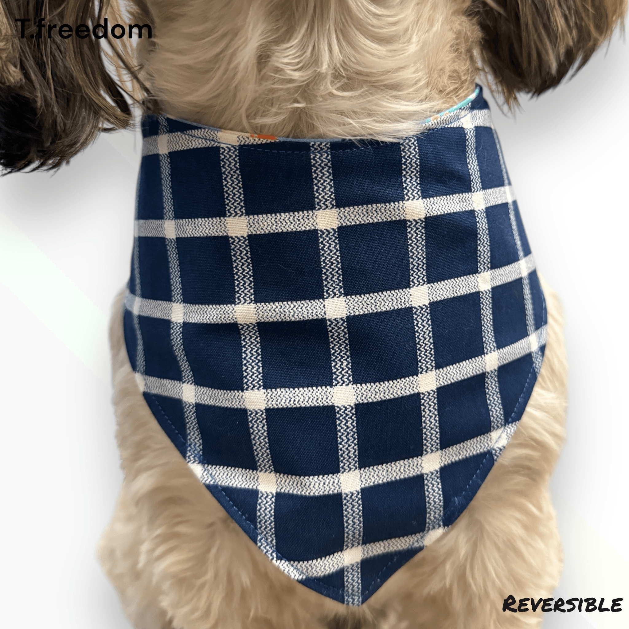 Sweeter That Pie Plaid Dog Bandanas gallery image