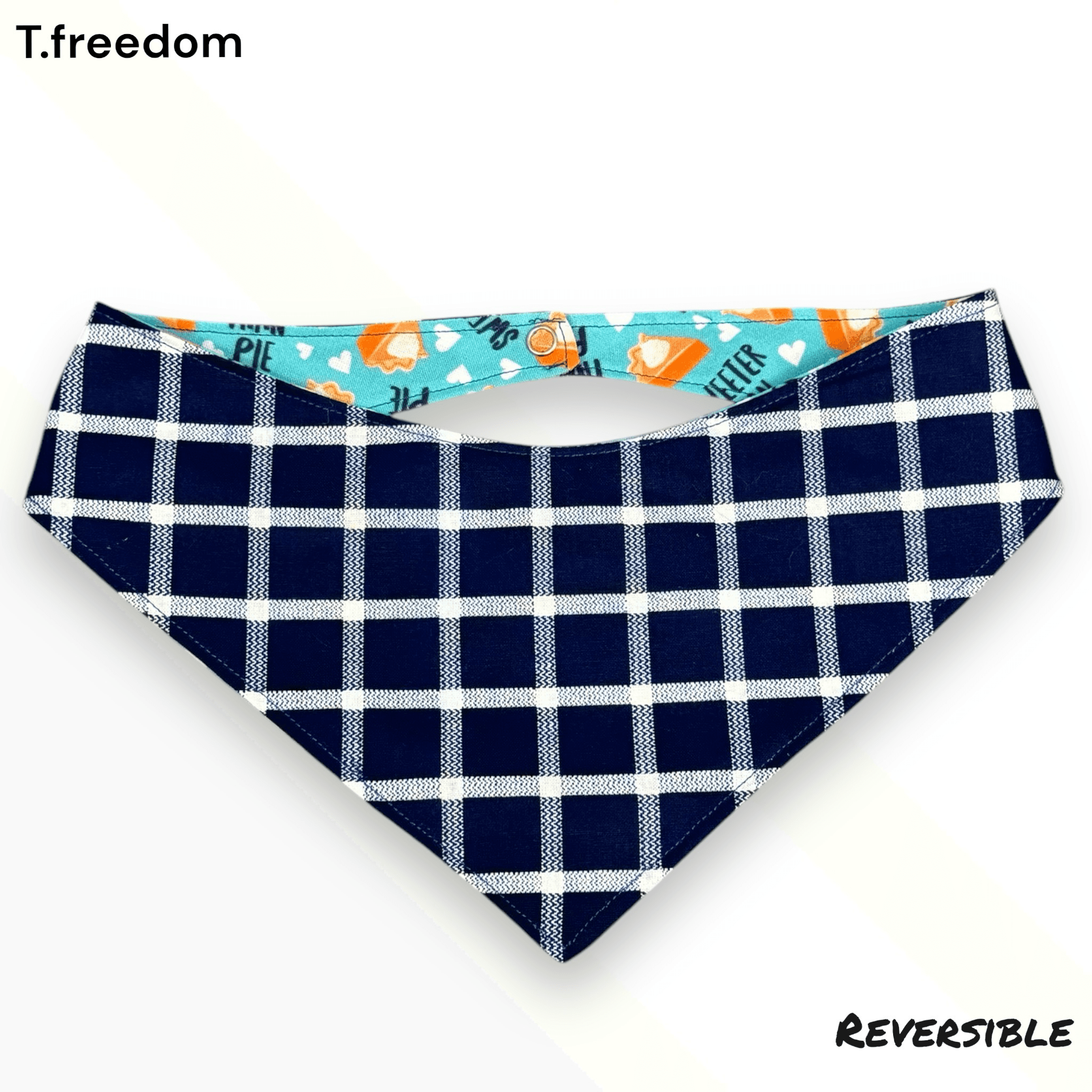 Sweeter That Pie Plaid Dog Bandanas gallery image