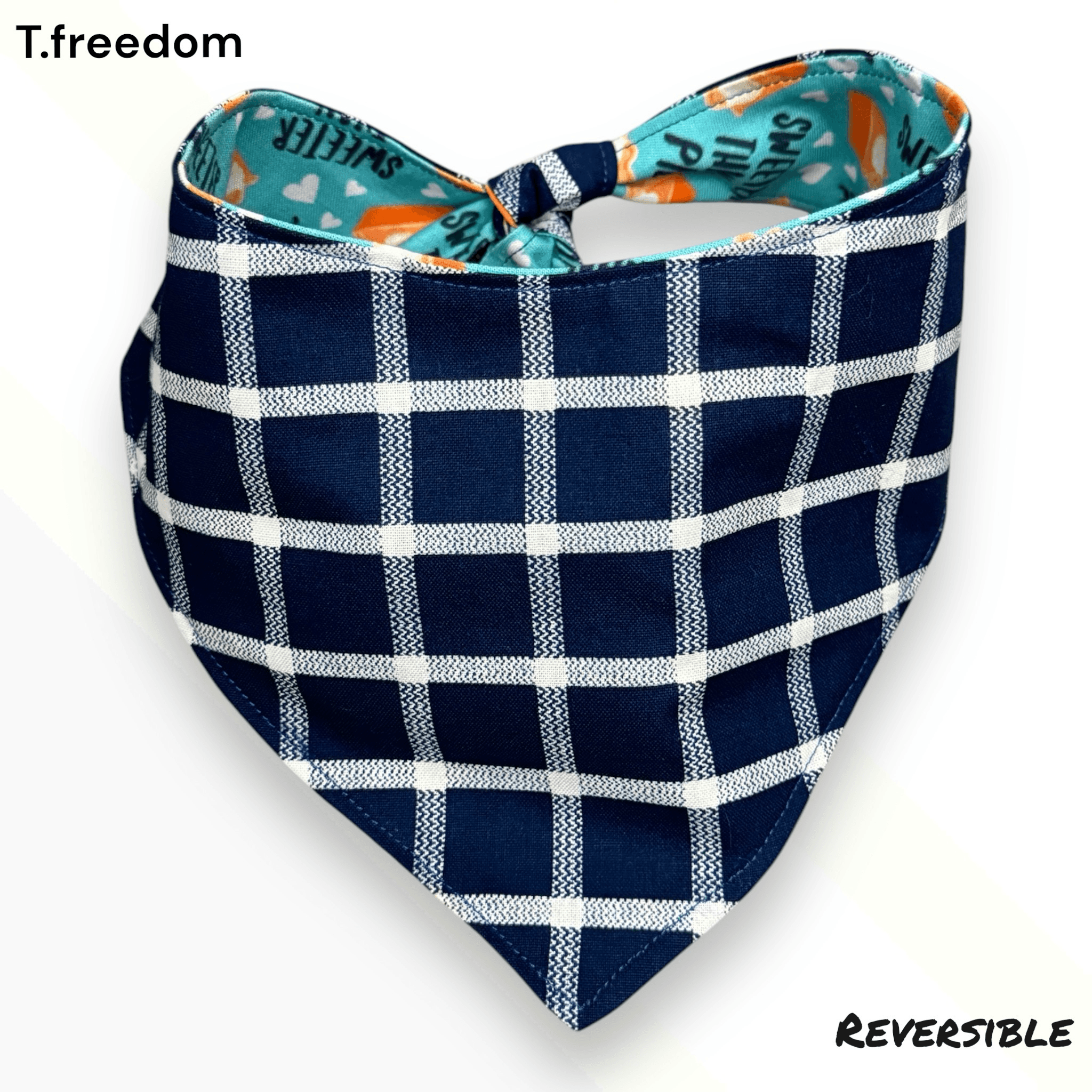 Sweeter That Pie Plaid Dog Bandanas gallery image