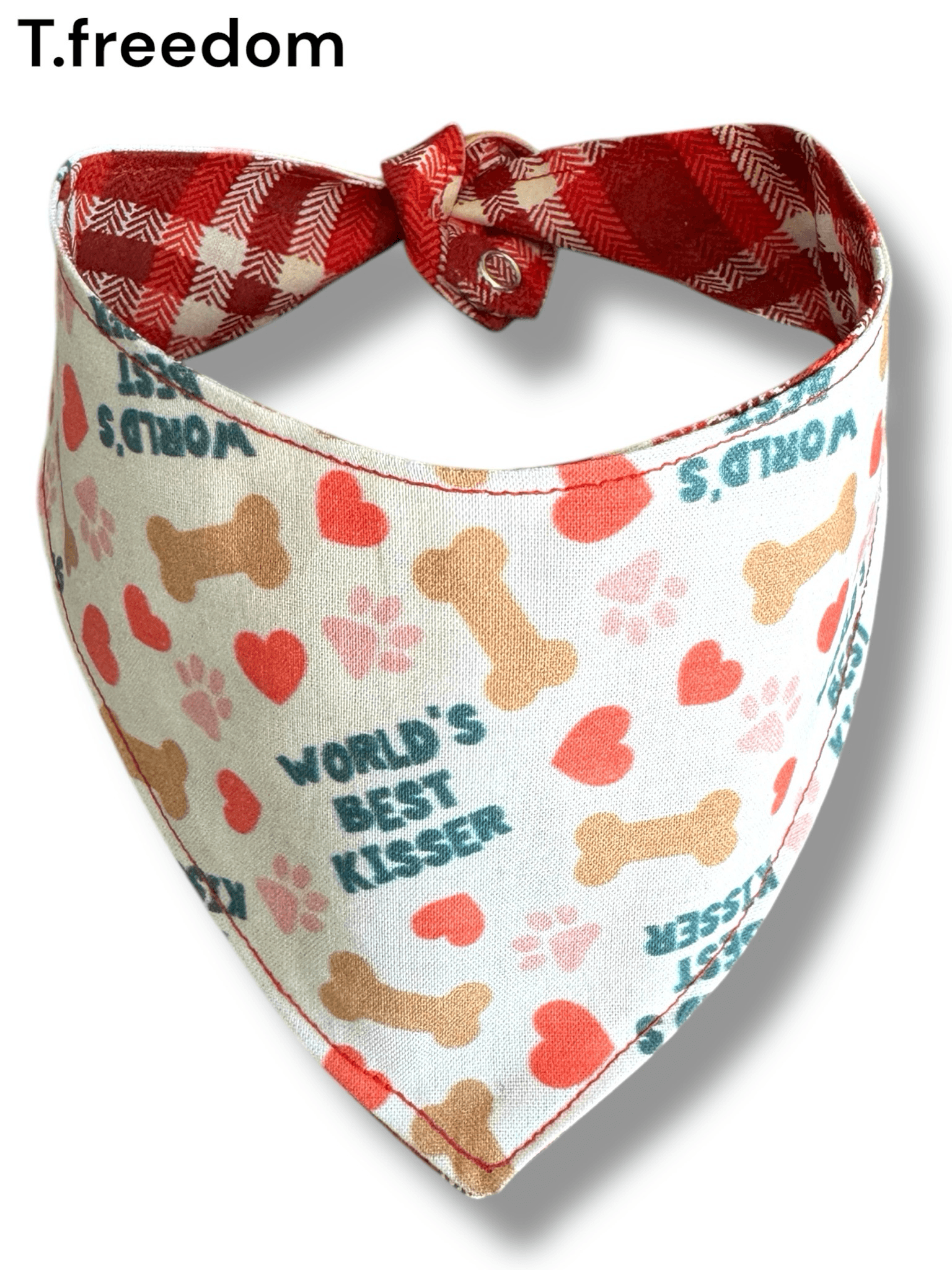 Smooches & Snuggles Dog Bandana