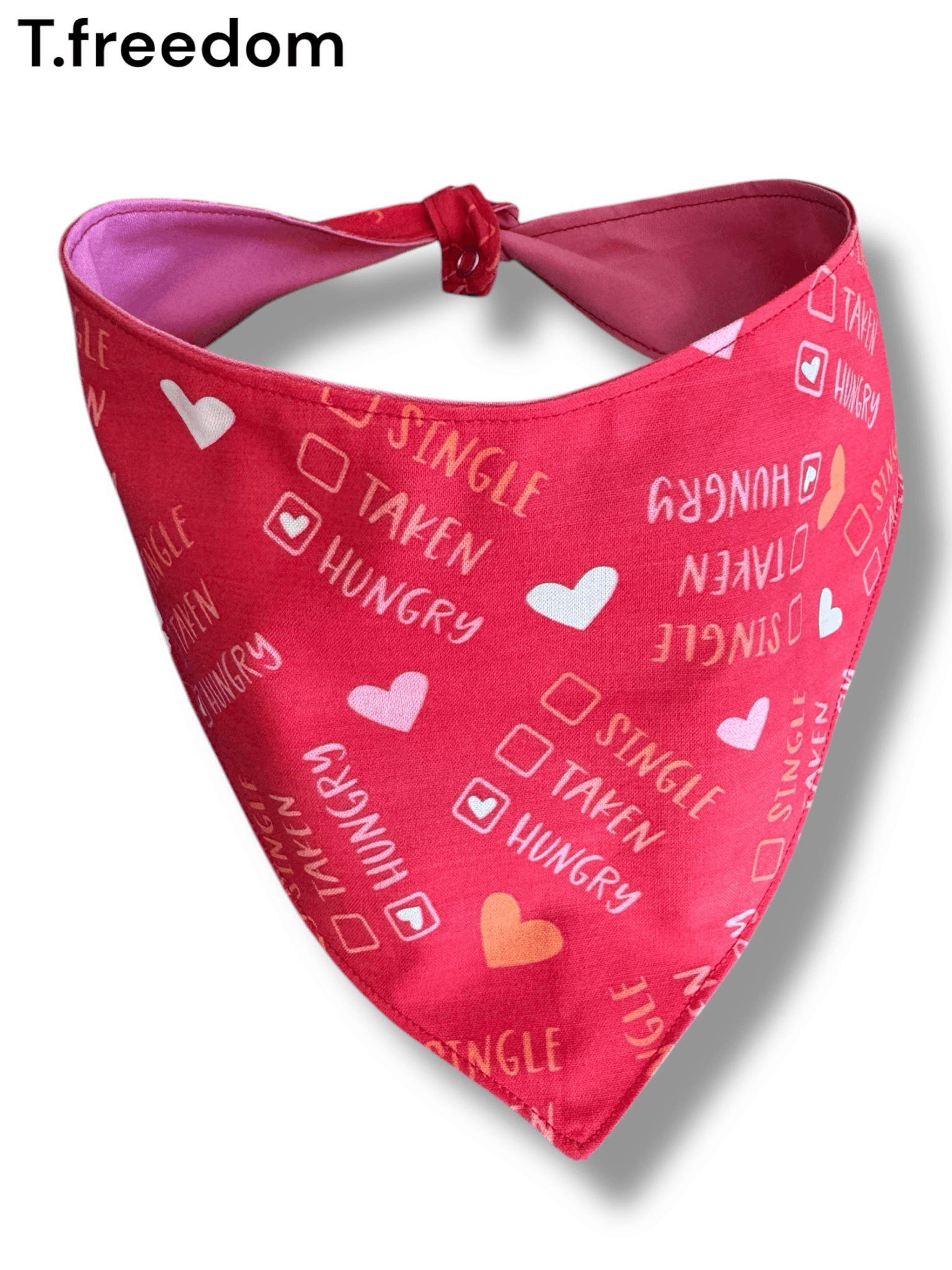 Single, Taken, Hungry Dog Bandana