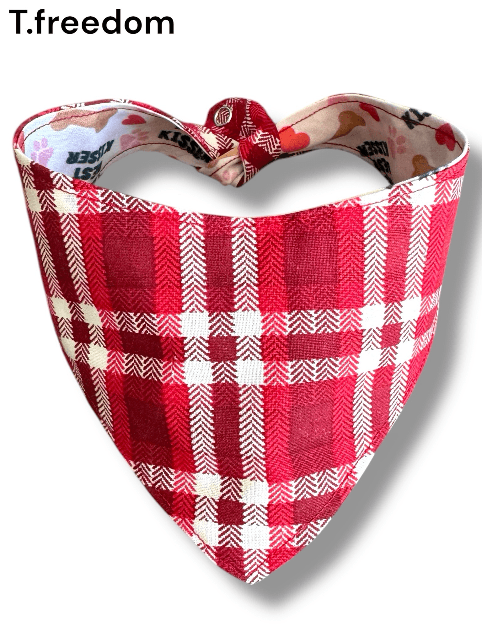 Smooches & Snuggles Dog Bandana gallery image