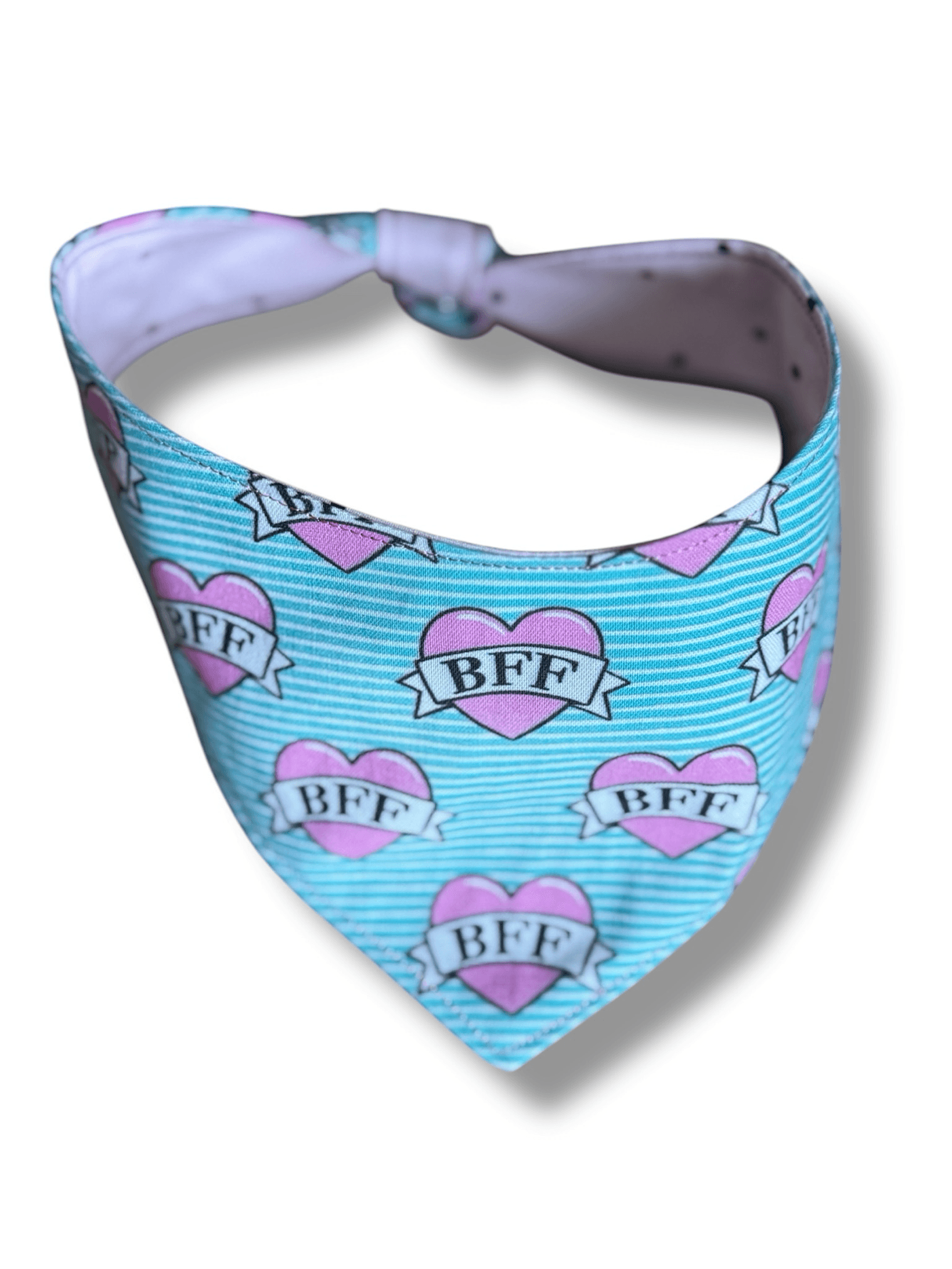 BFF & Dots Reversible Dog Bandana