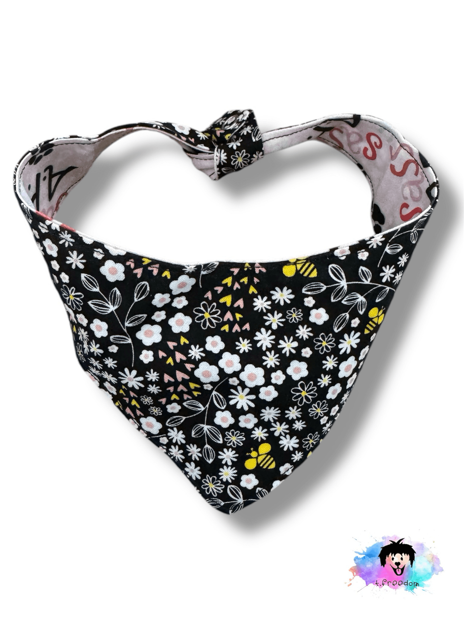 Floral Sassy Reversible Dog Bandana gallery image