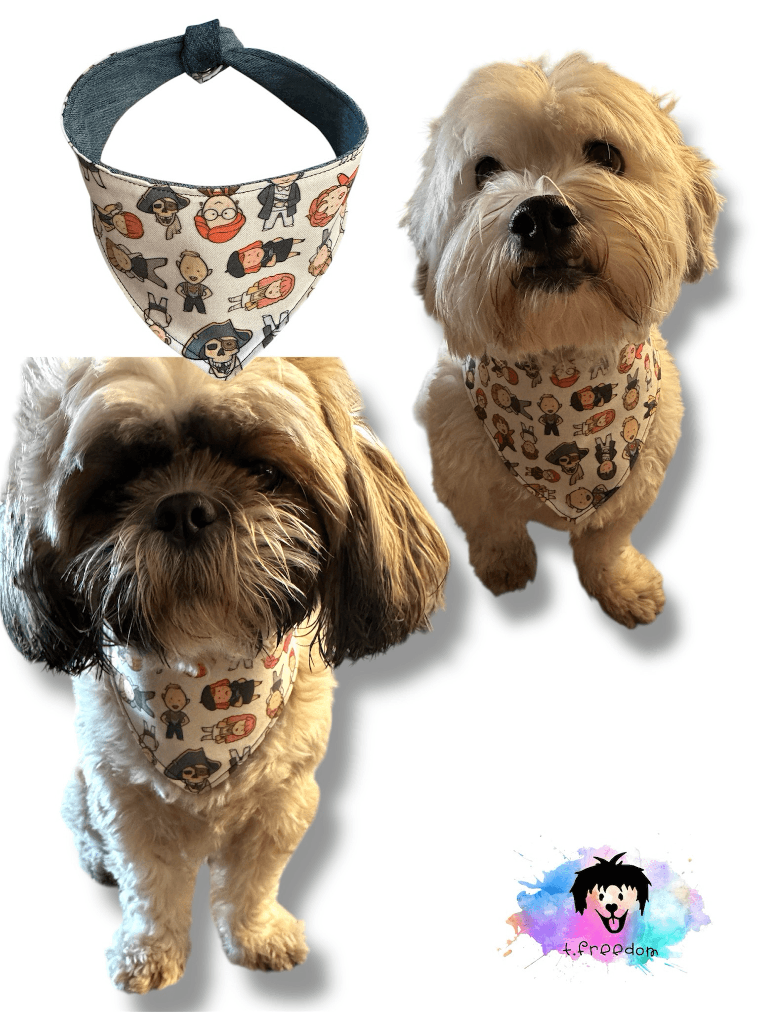 Goonies Reversible Dog Bandana gallery image