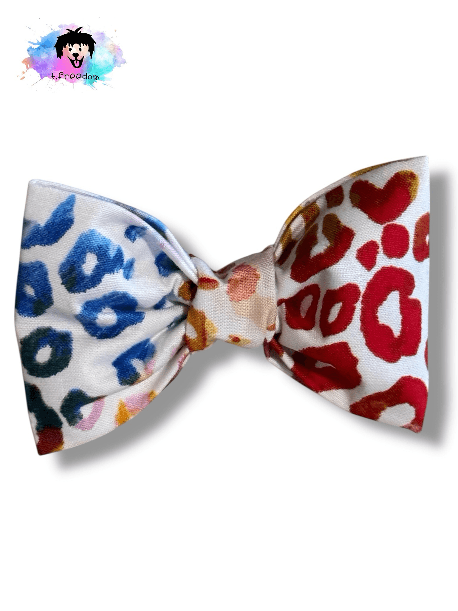 Bow wow Multicolor Leopard Print