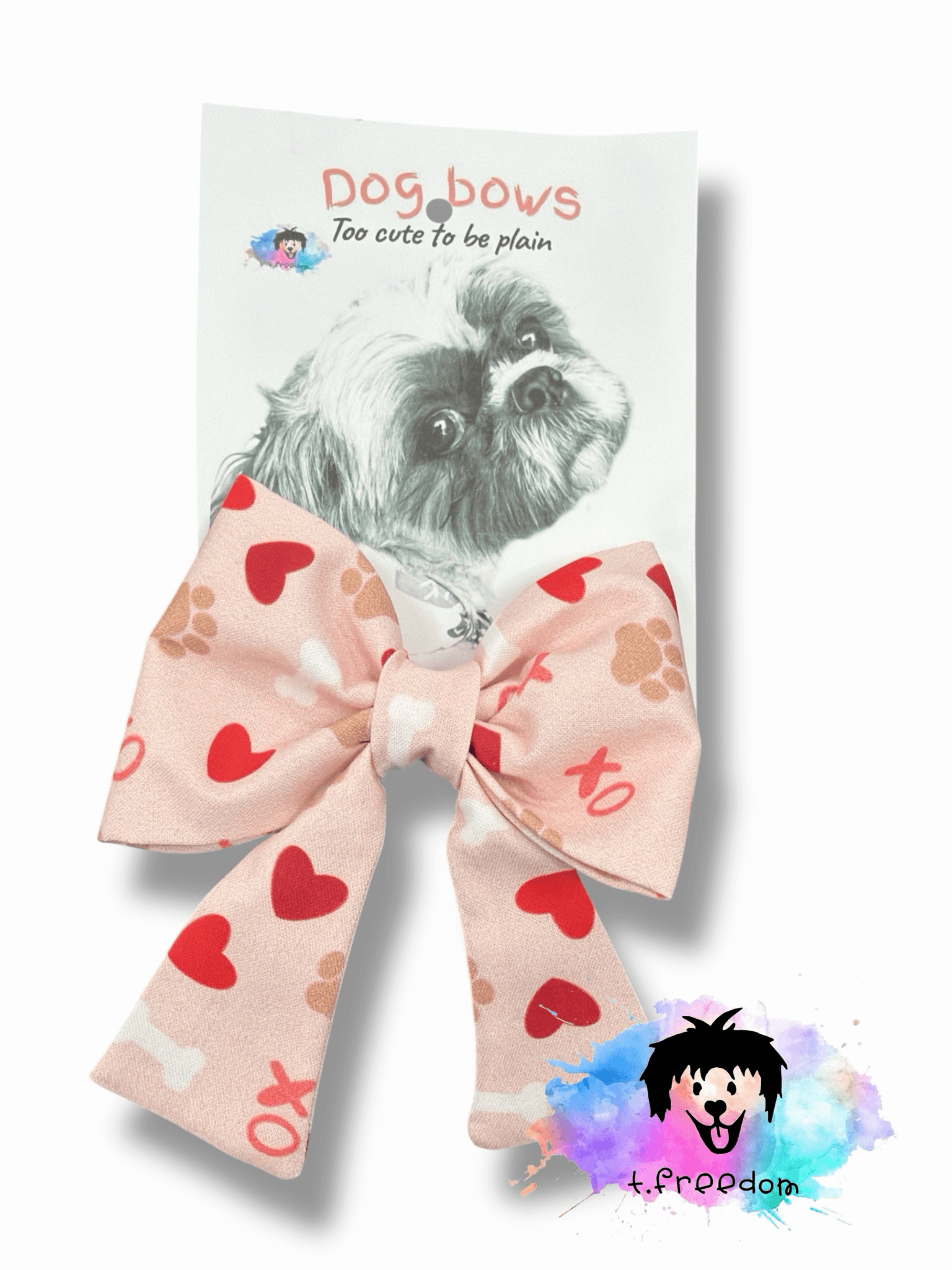 Valentines Dog Bow gallery image